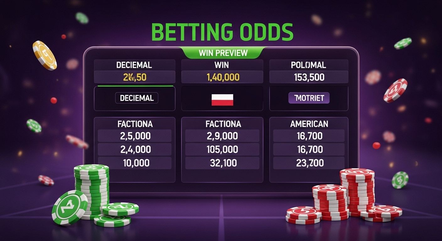 Formaty kursów in-play betting